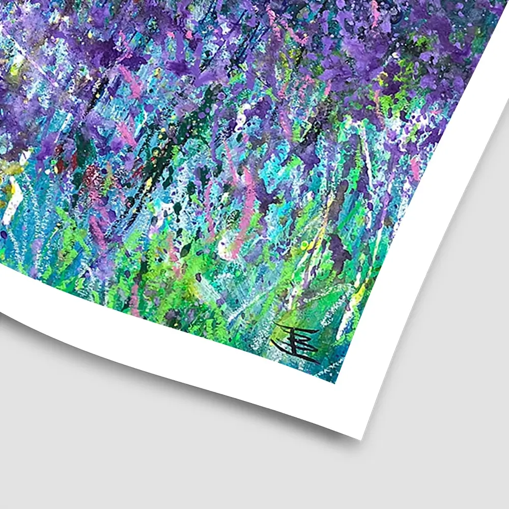 Forest Greens Square Art Print Forest Greens Square Art Print wall art product Jane Brookshaw