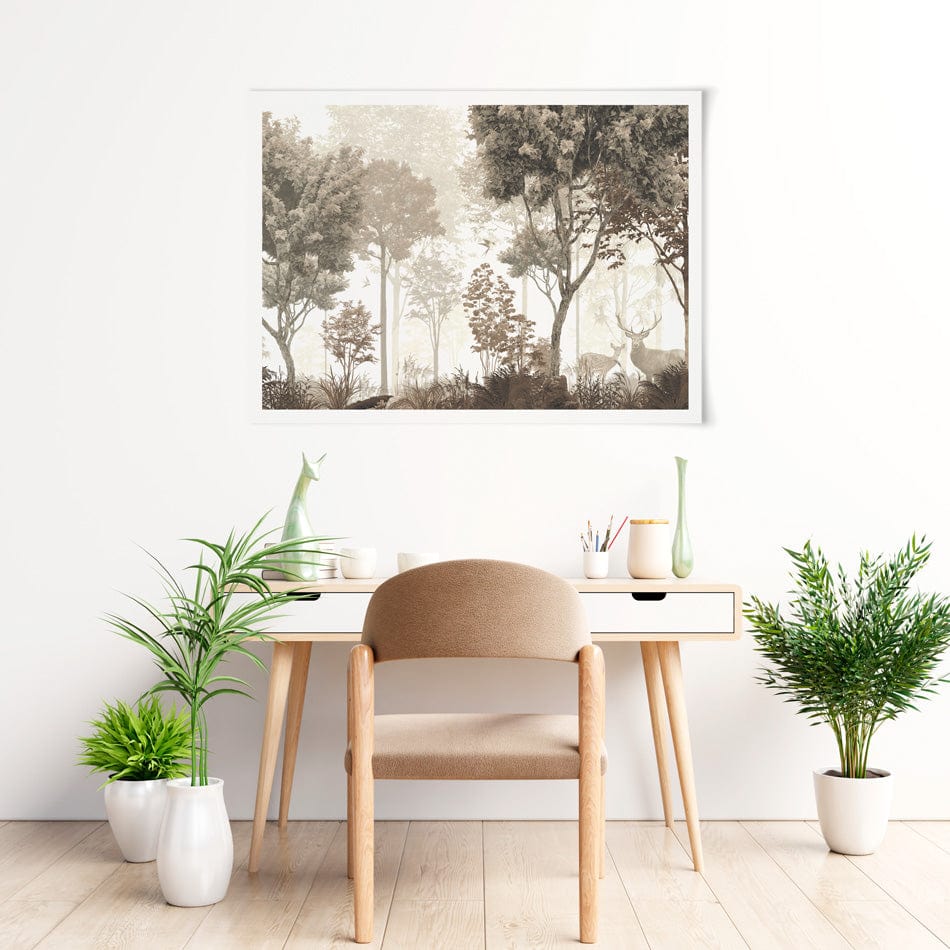 Forest Mural Art Print wall art product fotooboi_kld / Shutterstock