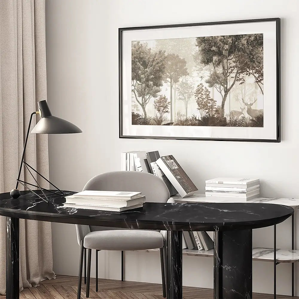 Forest Mural Framed Art Print Forest Mural Framed Art Print wall art product fotooboi_kld / Shutterstock