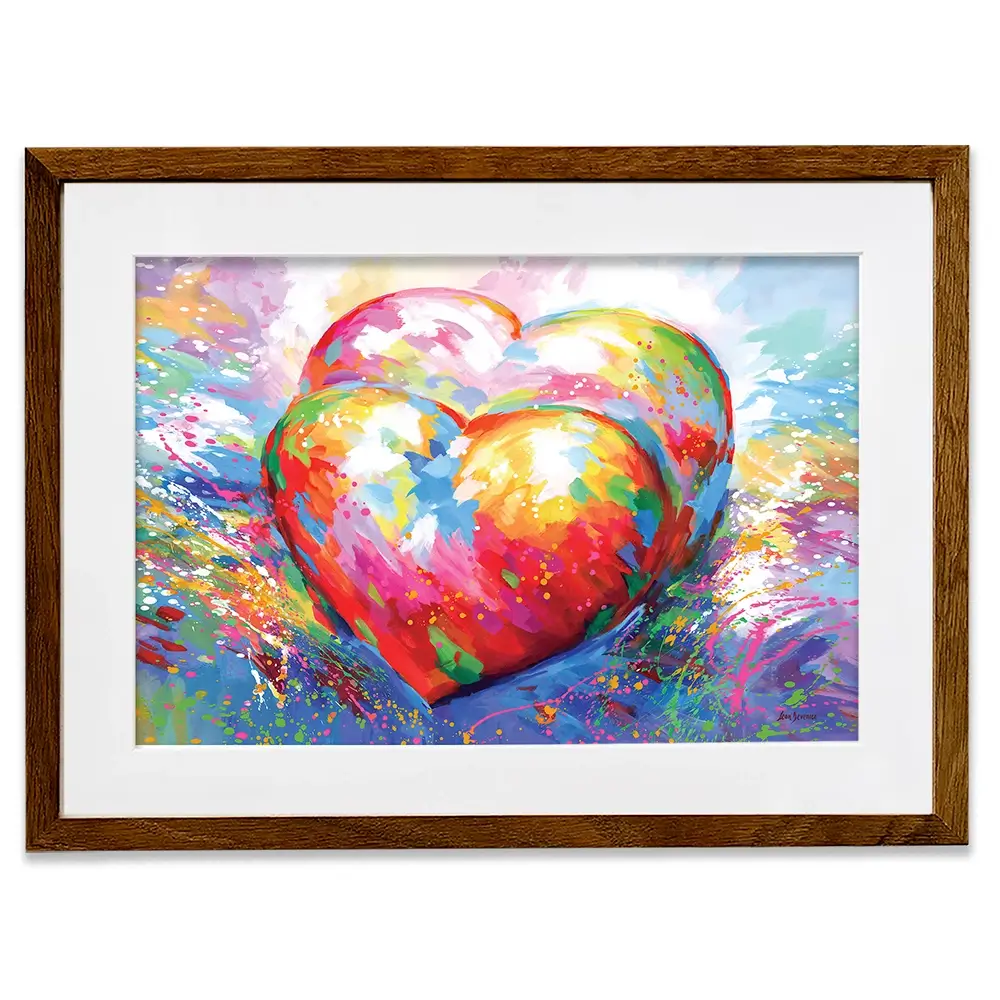 Forever In My Heart Framed Art Print Forever In My Heart Framed Art Print wall art product Leon Devenice