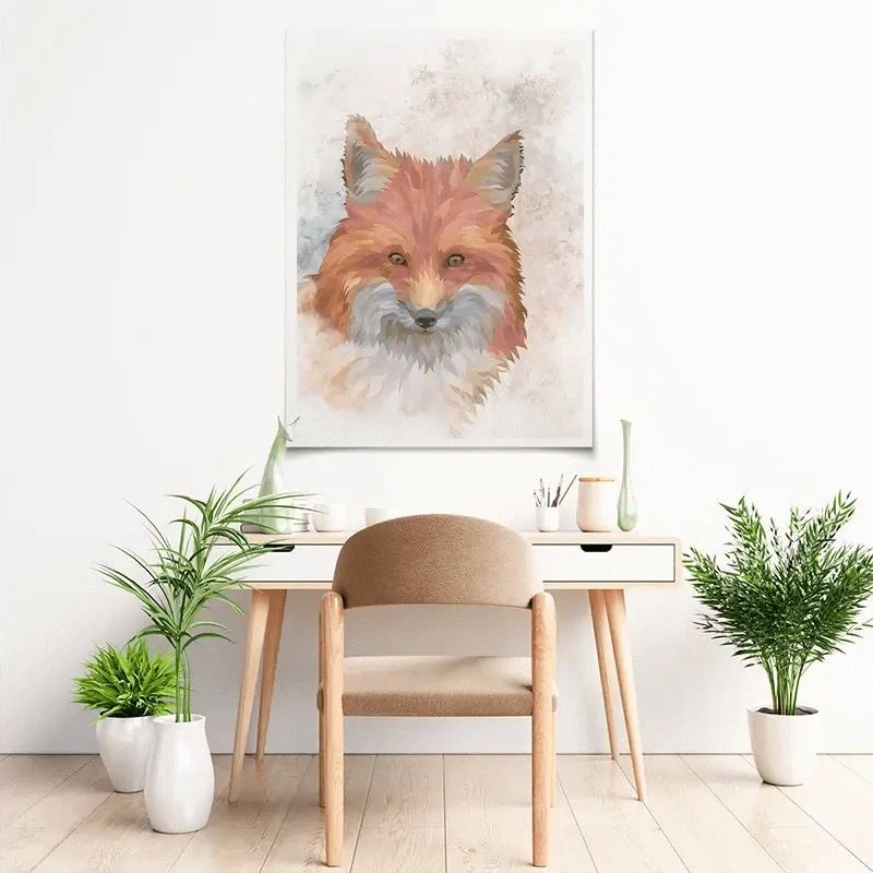 Fox Haze Art Print Fox Haze Art Print wall art product Sarah Manovski