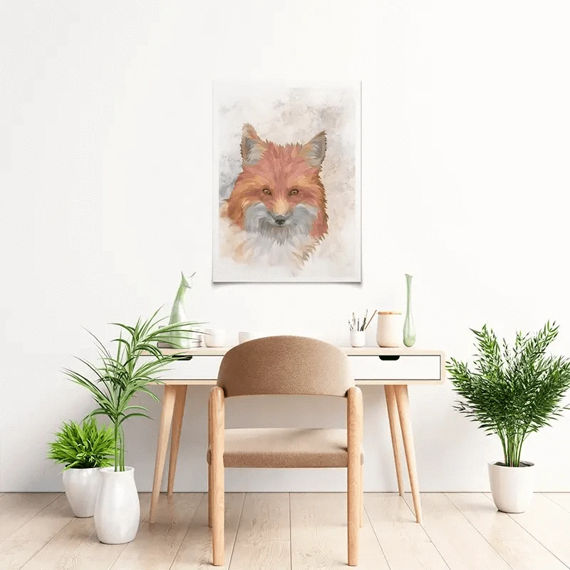 Fox Haze Art Print Fox Haze Art Print wall art product Sarah Manovski
