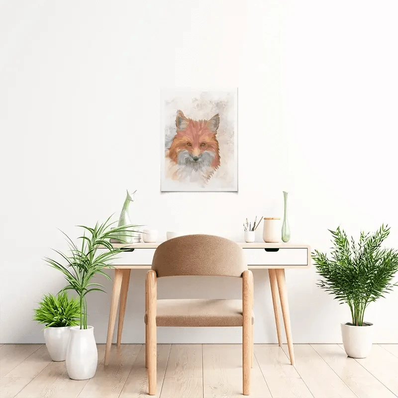 Fox Haze Art Print Fox Haze Art Print wall art product Sarah Manovski