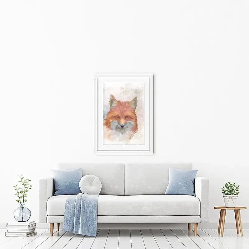 Fox Haze Framed Art Print Fox Haze Framed Art Print wall art product Sarah Manovski