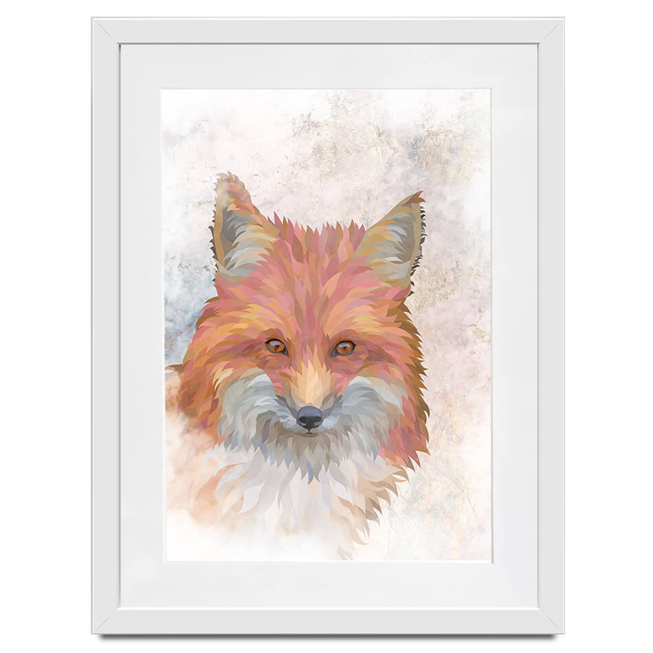 Fox Haze Framed Art Print Fox Haze Framed Art Print wall art product Sarah Manovski