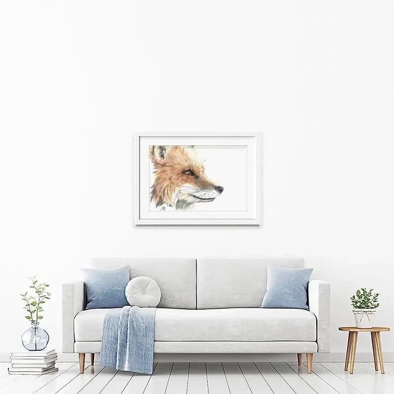 Fox Illustration Framed Art Print Fox Illustration Framed Art Print wall art product Jackie Bridges