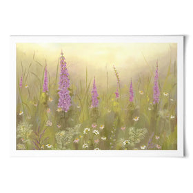 Foxglove Meadow Art Print Foxglove Meadow Art Print wall art product Karen Sutton