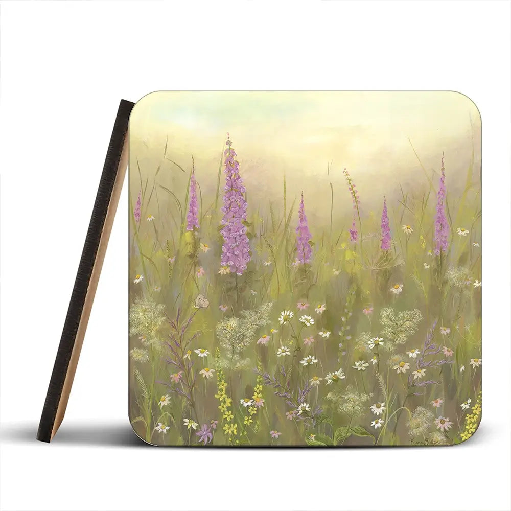 Foxglove Meadow Coaster Set Foxglove Meadow Coaster Set wall art product Karen Sutton