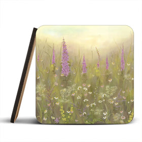 Foxglove Meadow Coaster Set Foxglove Meadow Coaster Set wall art product Karen Sutton