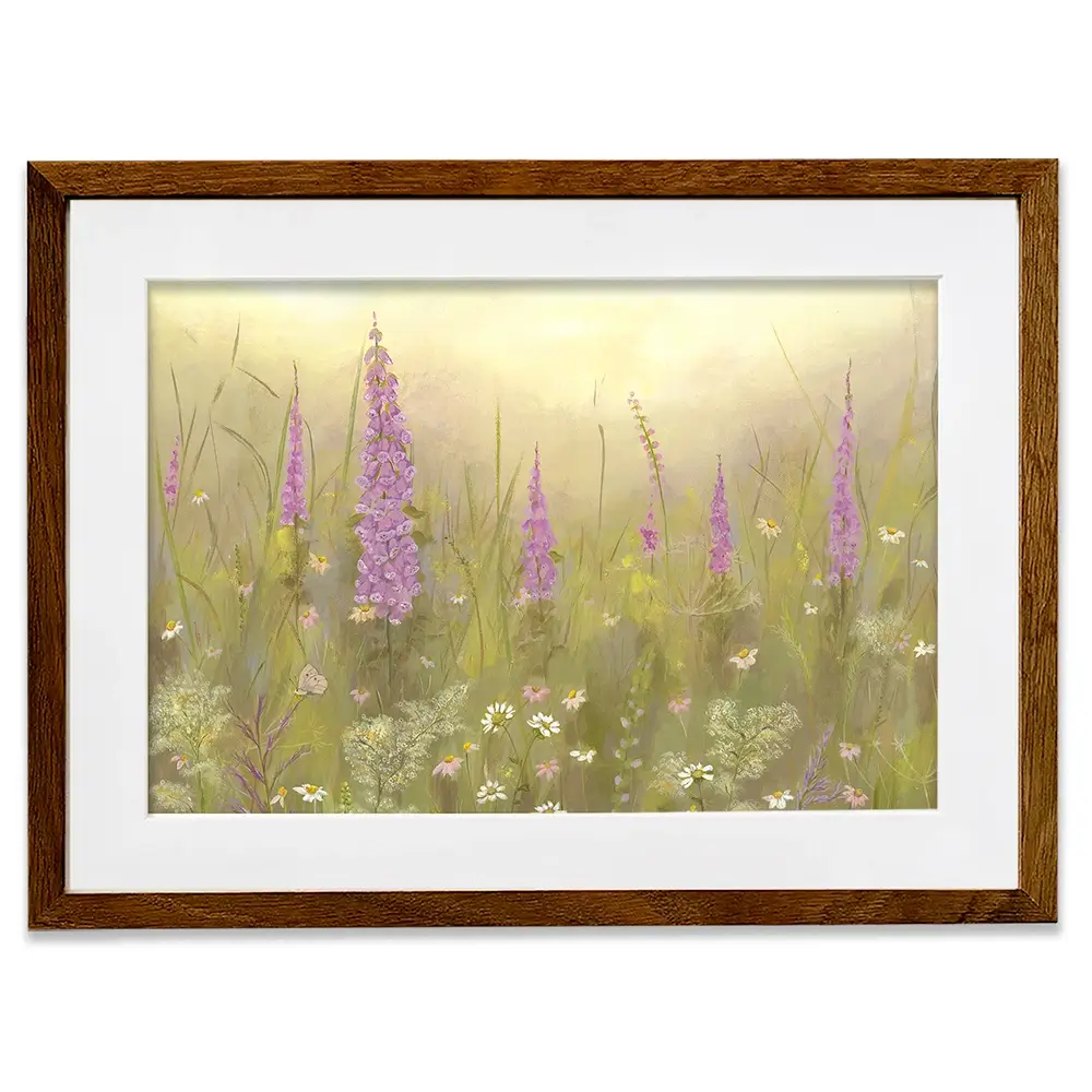 Foxglove Meadow Framed Art Print Foxglove Meadow Framed Art Print wall art product Karen Sutton