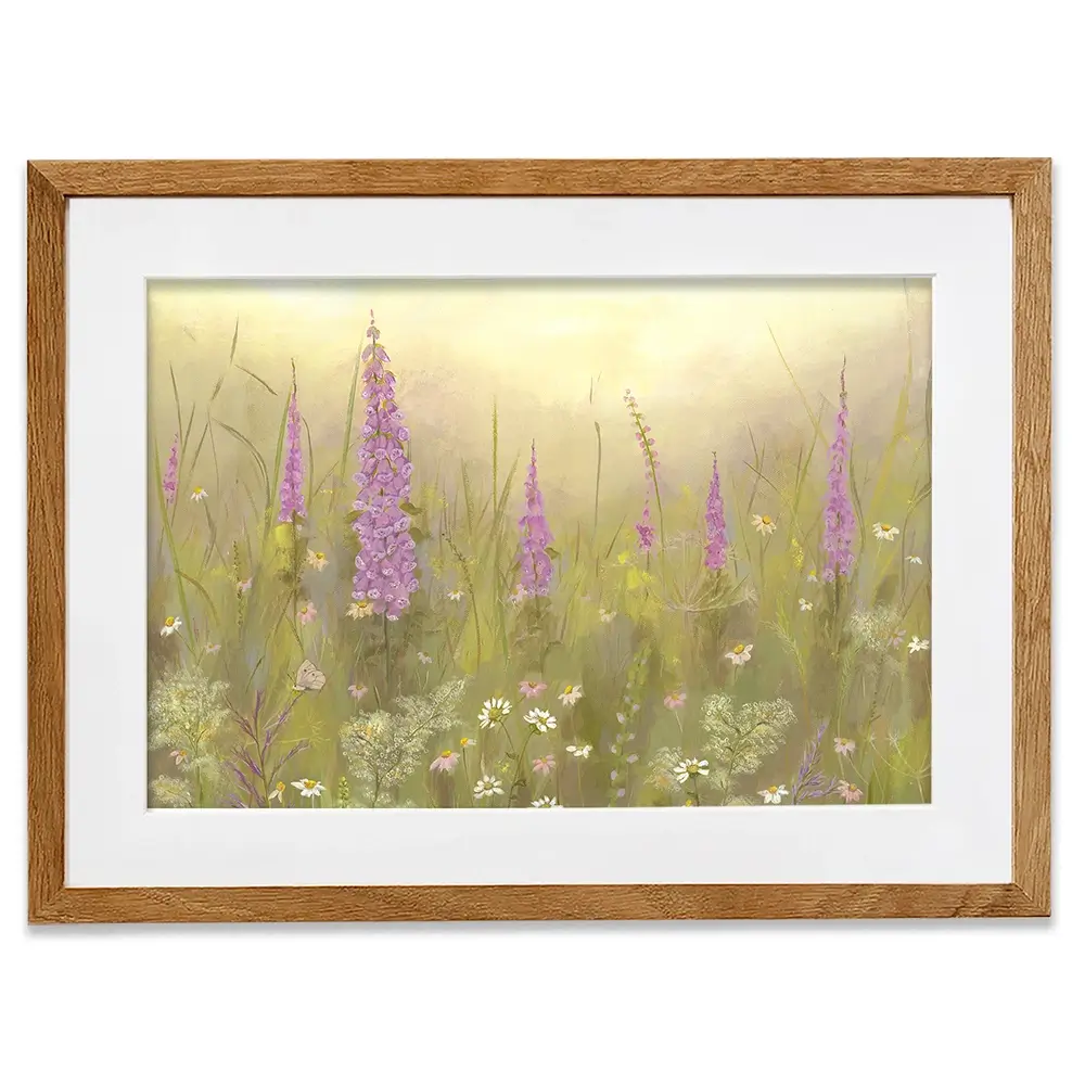 Foxglove Meadow Framed Art Print Foxglove Meadow Framed Art Print wall art product Karen Sutton