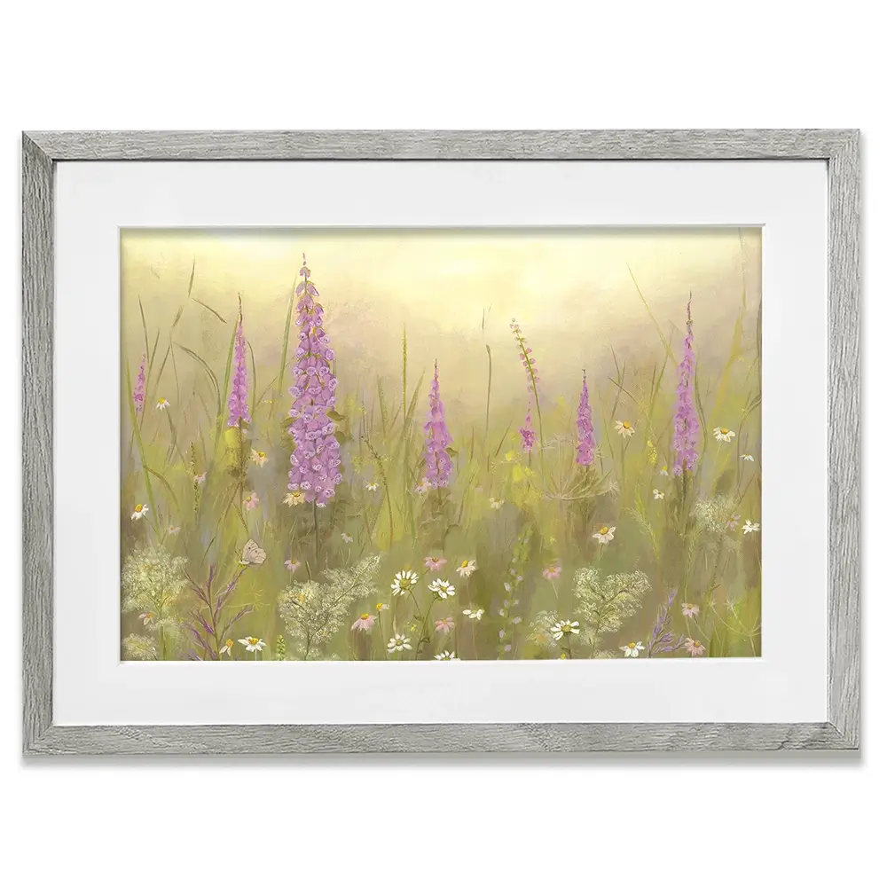 Foxglove Meadow Framed Art Print Foxglove Meadow Framed Art Print wall art product Karen Sutton