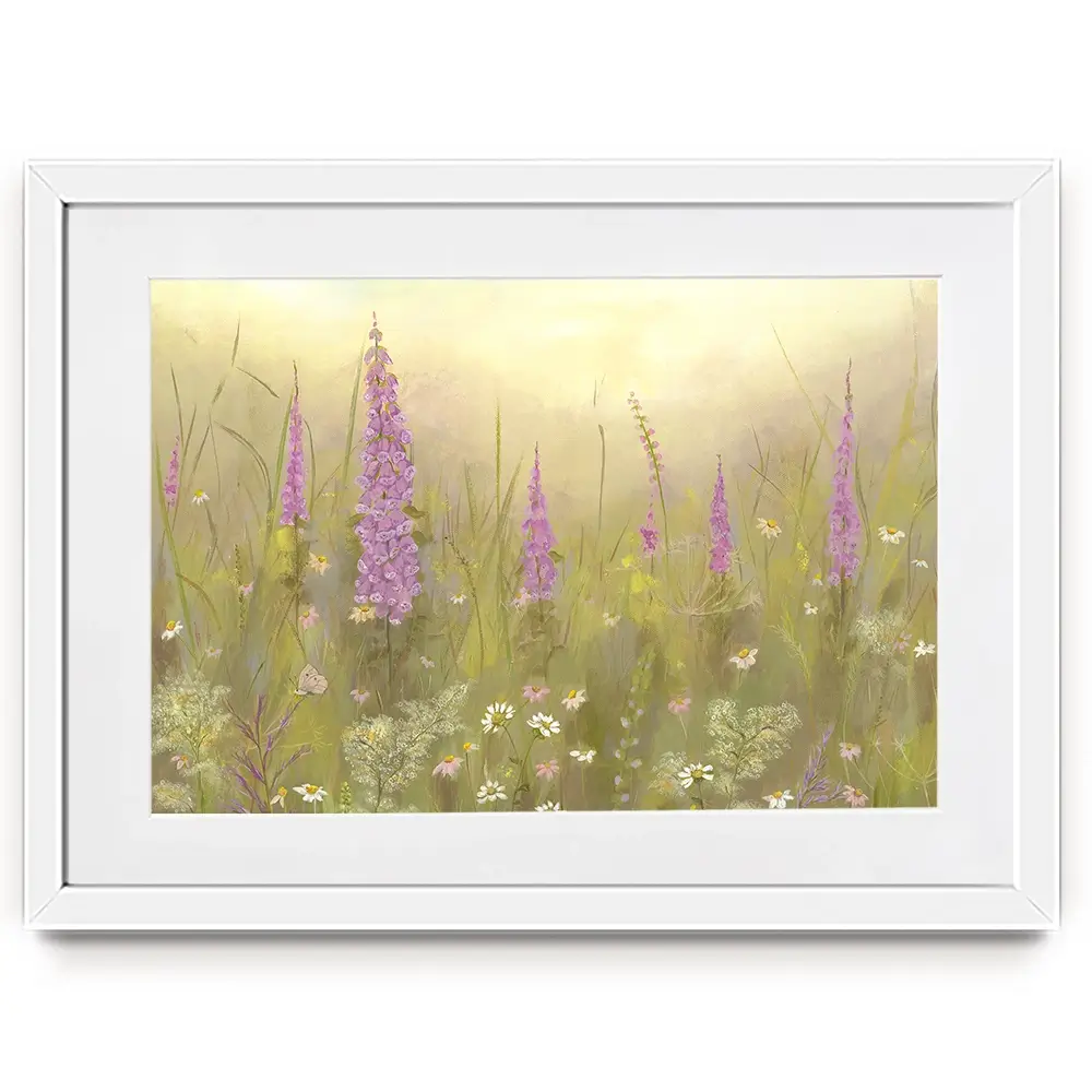 Foxglove Meadow Framed Art Print Foxglove Meadow Framed Art Print wall art product Karen Sutton