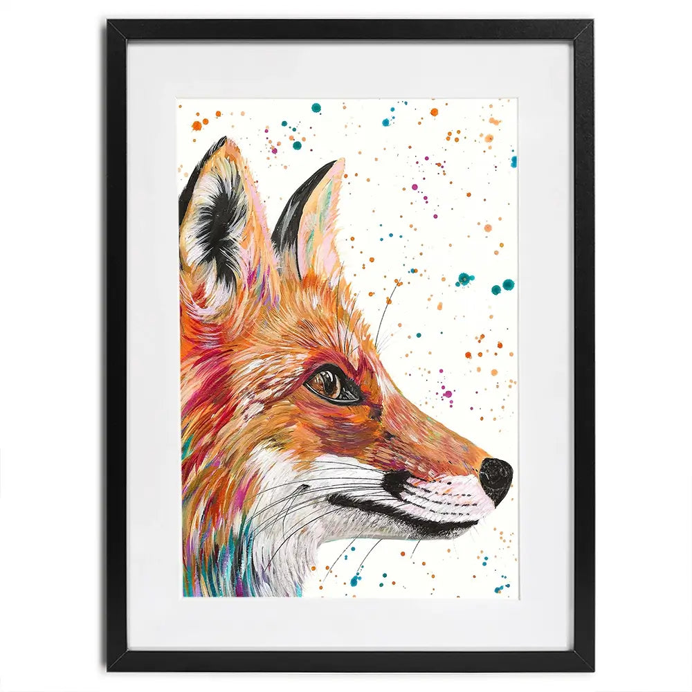 Foxy Framed Art Print Foxy Framed Art Print wall art product Emma LC Art
