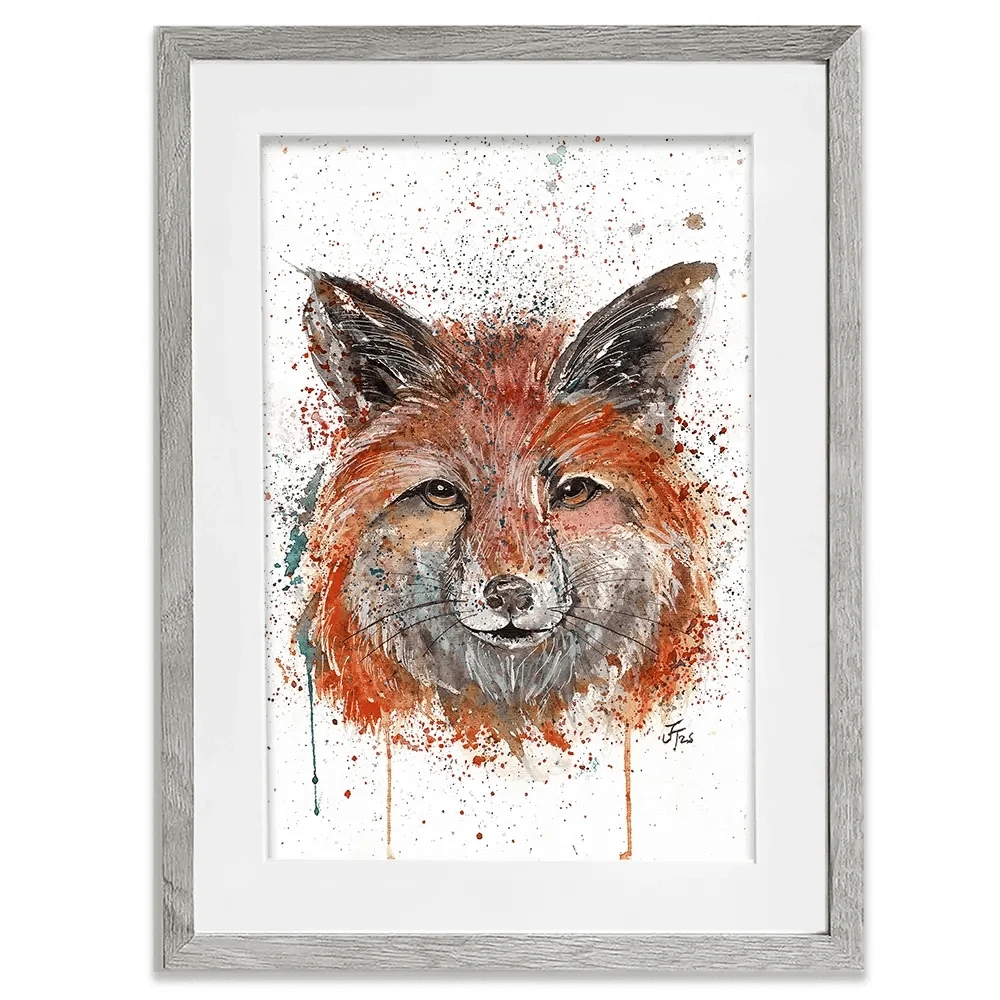 Foxy Framed Art Print Foxy Framed Art Print wall art product Jamie Taylor