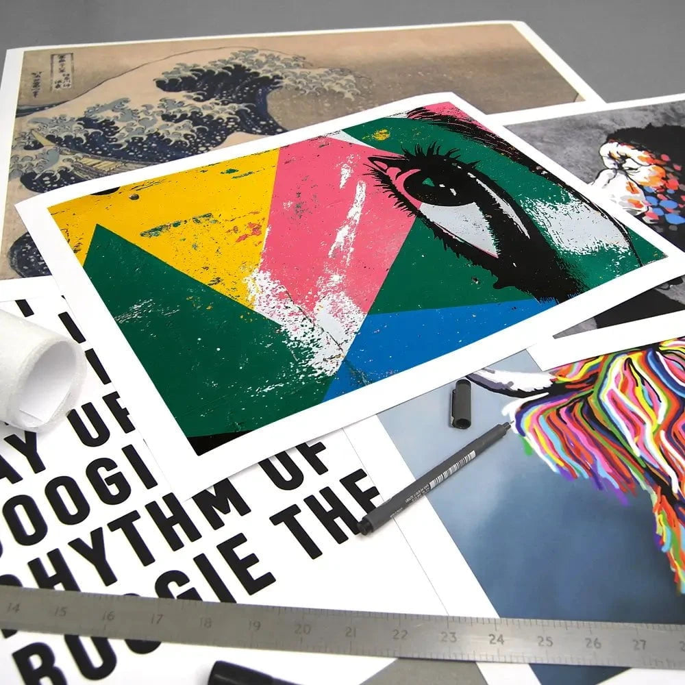 Fractal Eyes Art Print Fractal Eyes Art Print wall art product Walker Noble