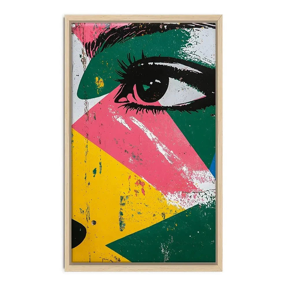 Fractal Eyes Canvas Print Fractal Eyes Canvas Print wall art product Walker Noble