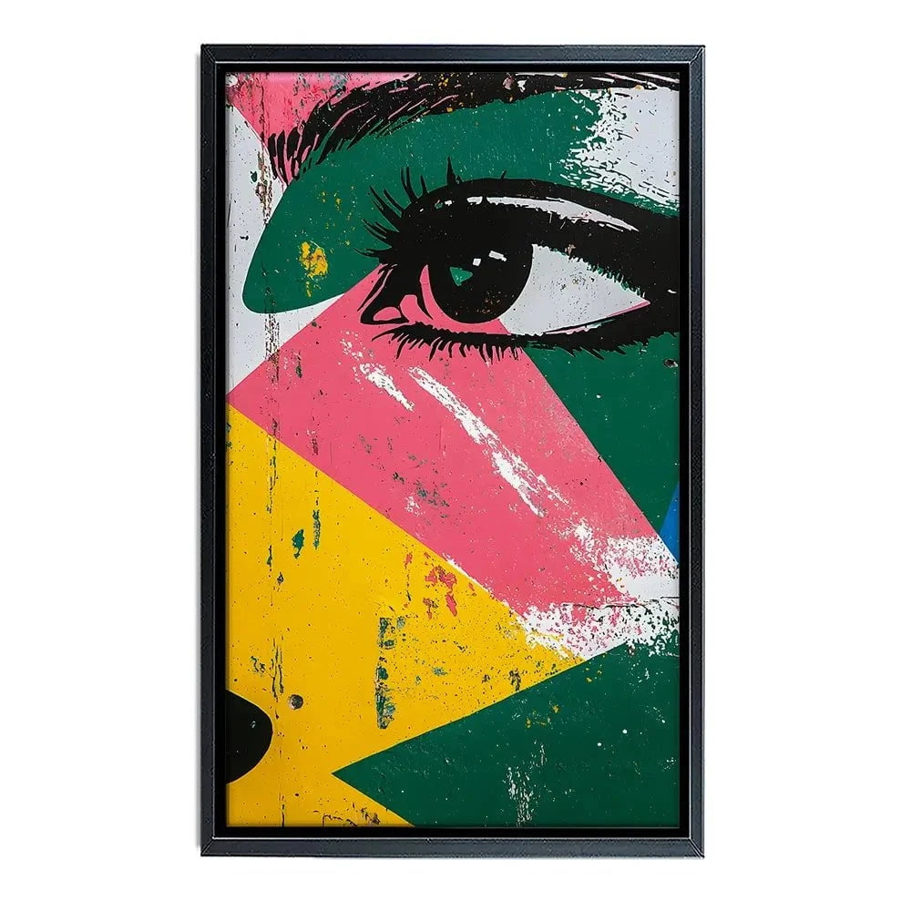 Fractal Eyes Canvas Print Fractal Eyes Canvas Print wall art product Walker Noble