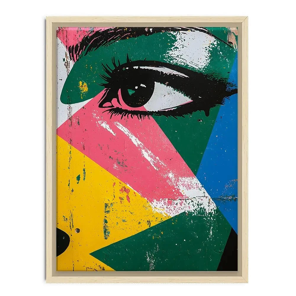 Fractal Eyes Canvas Print Fractal Eyes Canvas Print wall art product Walker Noble