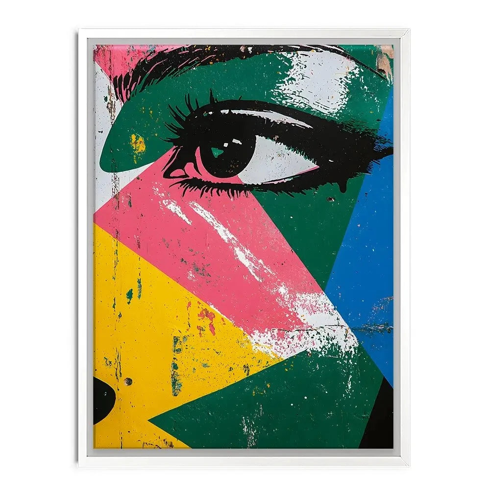 Fractal Eyes Canvas Print Fractal Eyes Canvas Print wall art product Walker Noble