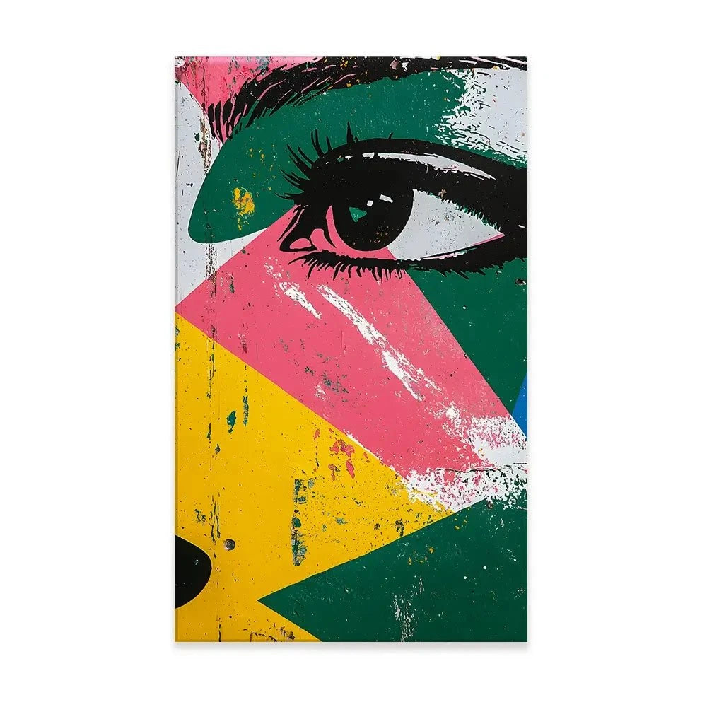 Fractal Eyes Canvas Print Fractal Eyes Canvas Print wall art product Walker Noble