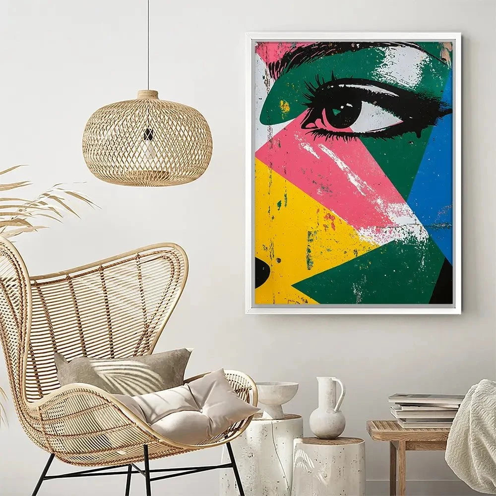 Fractal Eyes Canvas Print Fractal Eyes Canvas Print wall art product Walker Noble