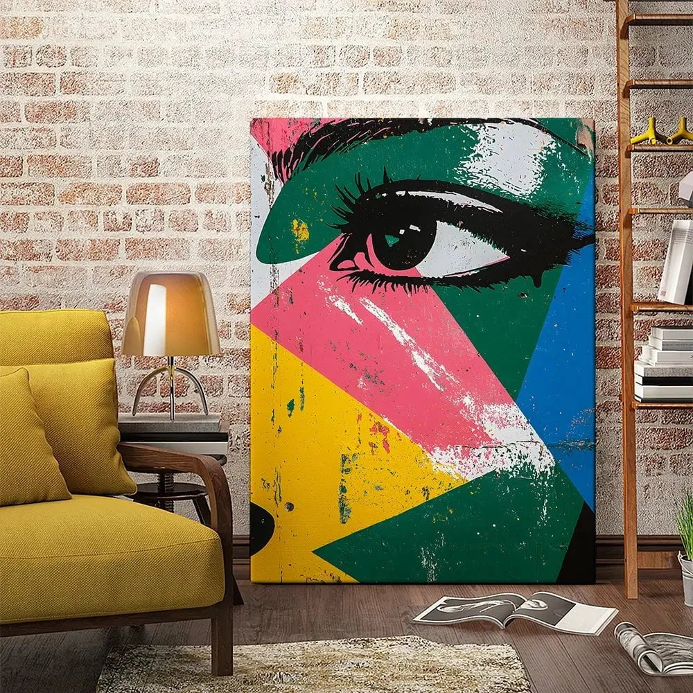 Fractal Eyes Canvas Print Fractal Eyes Canvas Print wall art product Walker Noble