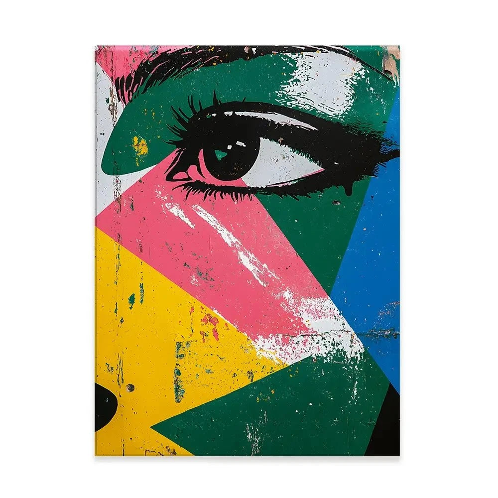 Fractal Eyes Canvas Print Fractal Eyes Canvas Print wall art product Walker Noble