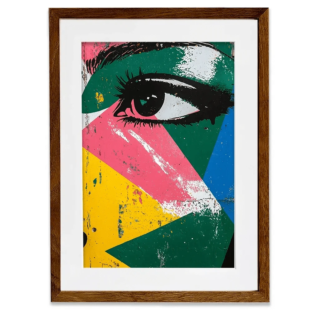 Fractal Eyes Framed Art Print Fractal Eyes Framed Art Print wall art product Walker Noble