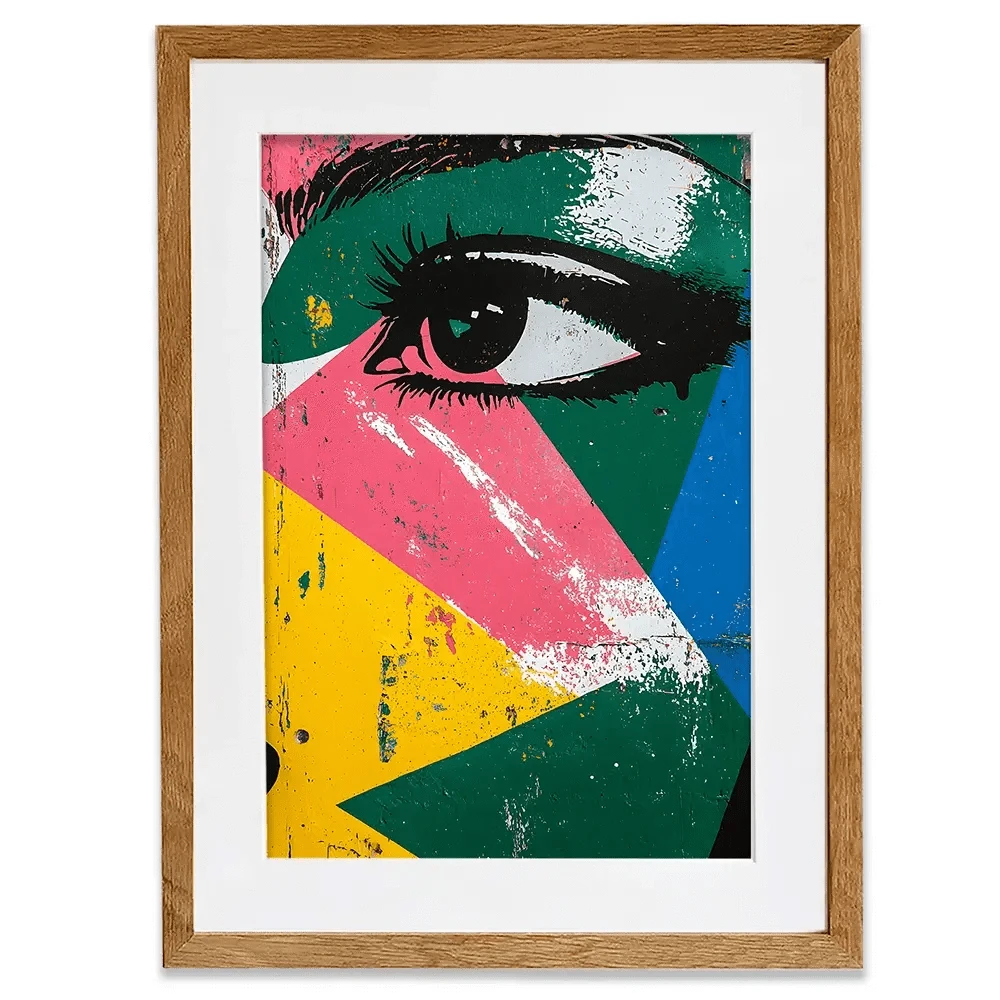 Fractal Eyes Framed Art Print Fractal Eyes Framed Art Print wall art product Walker Noble