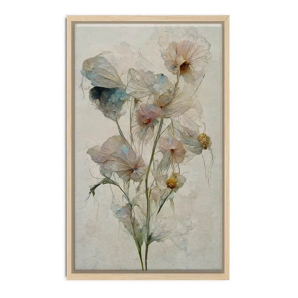 Fragile Flowers Canvas Print Fragile Flowers Canvas Print wall art product Treechild