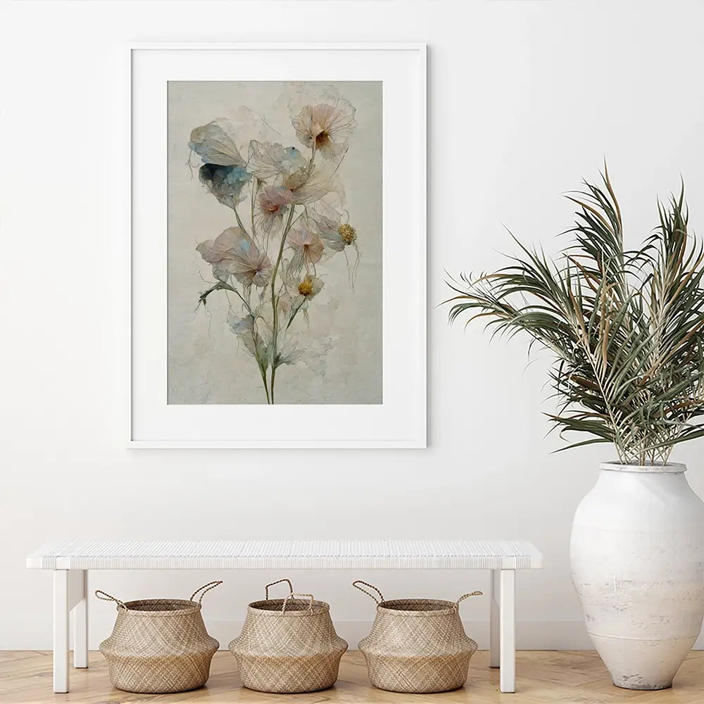 Fragile Flowers Framed Art Print Fragile Flowers Framed Art Print wall art product Treechild