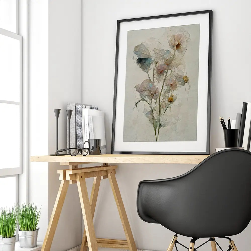 Fragile Flowers Framed Art Print Fragile Flowers Framed Art Print wall art product Treechild