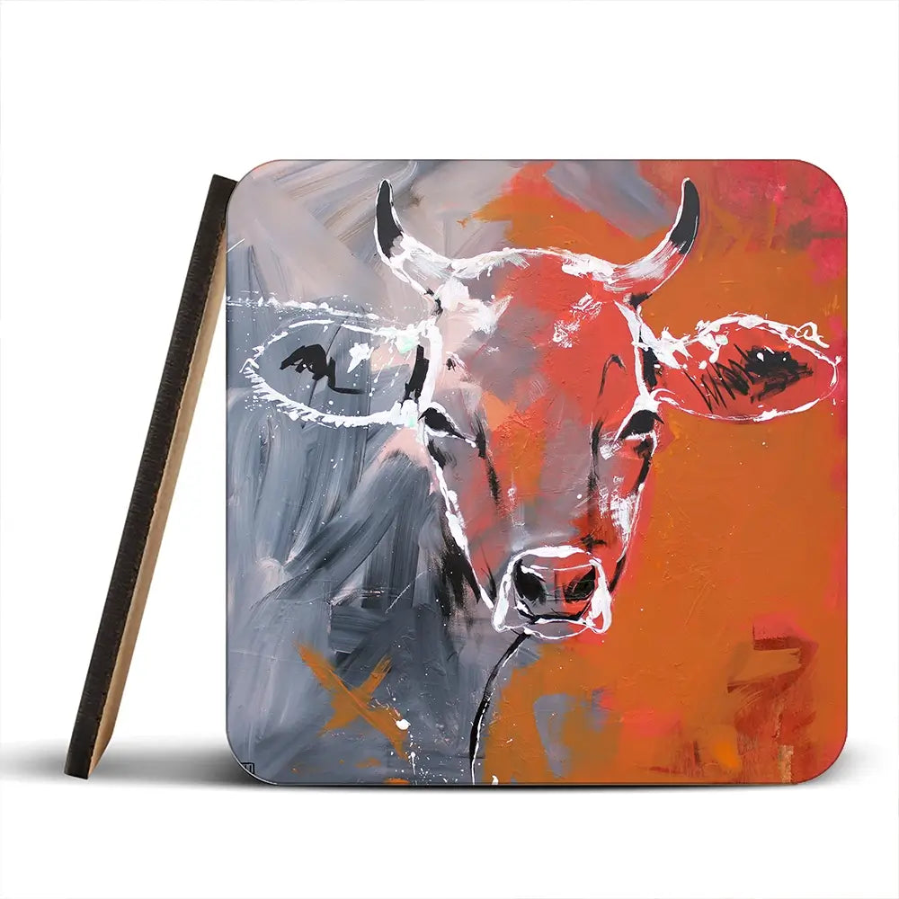 Free Cow Coaster Set Free Cow Coaster Set wall art product Studio Paint-Ing