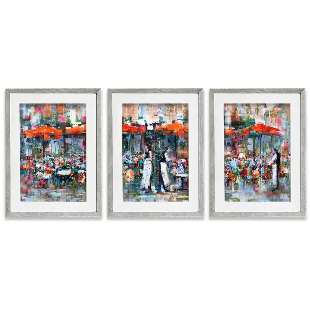 French Terras Framed Art Print Trio French Terras Framed Art Print Trio wall art product Studio Paint-Ing