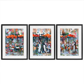 French Terras Framed Art Print Trio French Terras Framed Art Print Trio wall art product Studio Paint-Ing