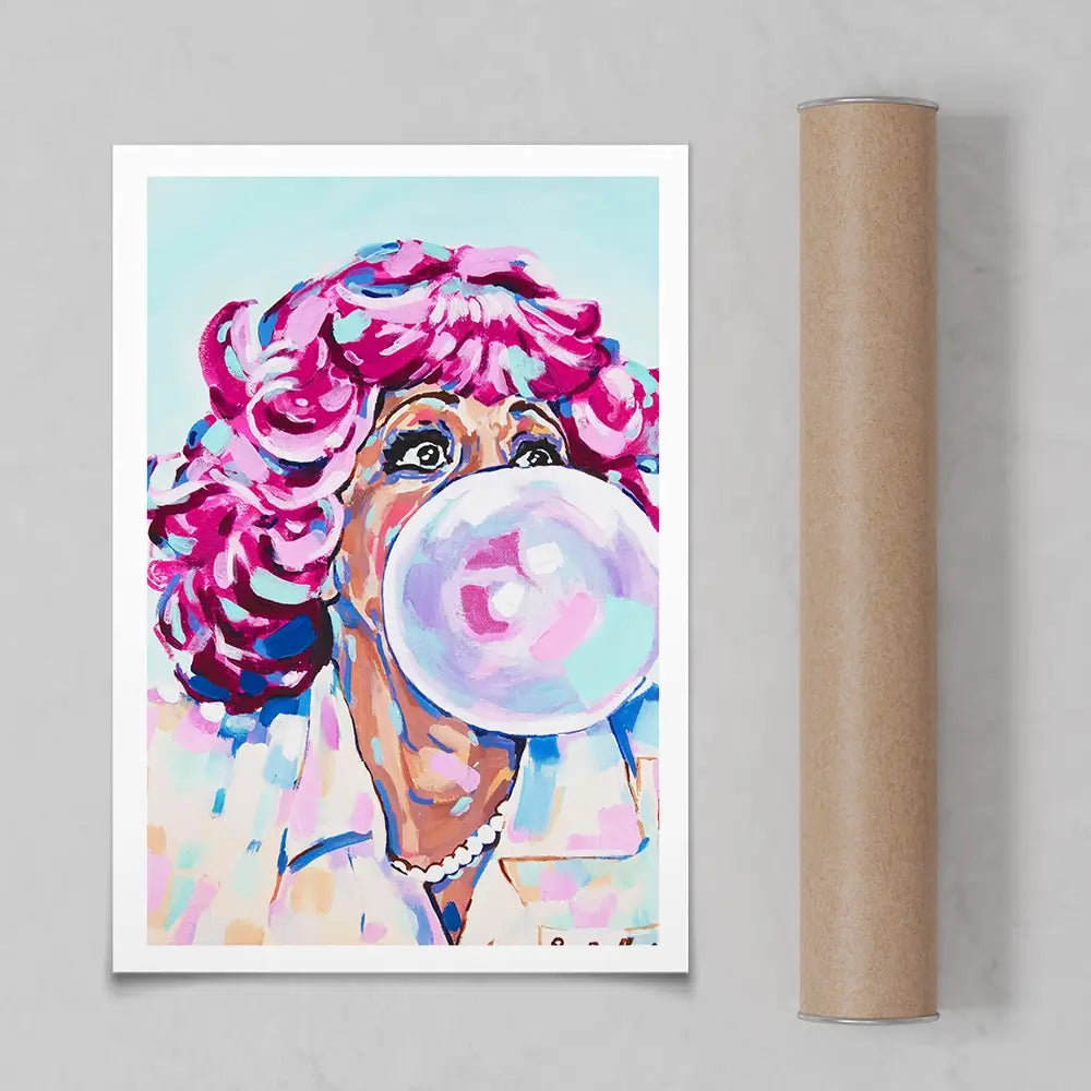 Frenchie Grease Art Print Frenchie Grease Art Print wall art product Juliet Stockton