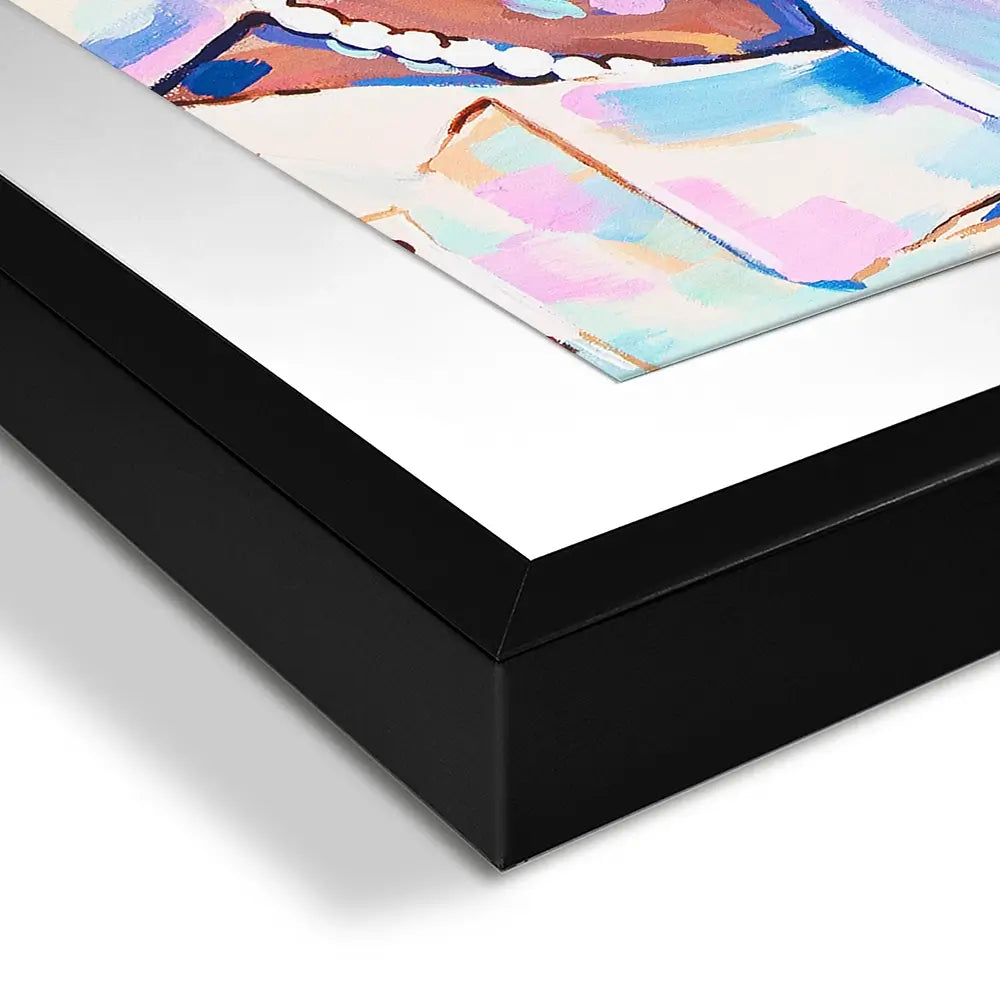 Frenchie Grease Framed Art Print Frenchie Grease Framed Art Print wall art product Juliet Stockton