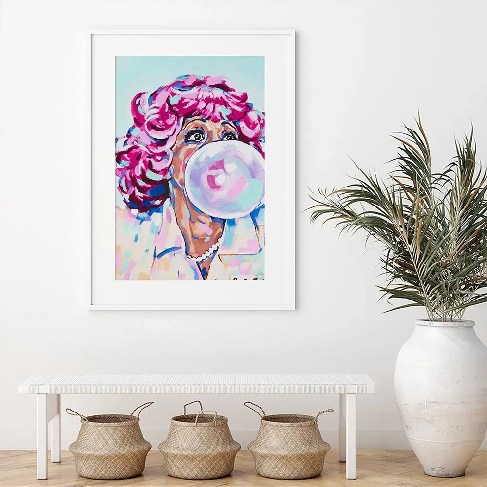 Frenchie Grease Framed Art Print Frenchie Grease Framed Art Print wall art product Juliet Stockton