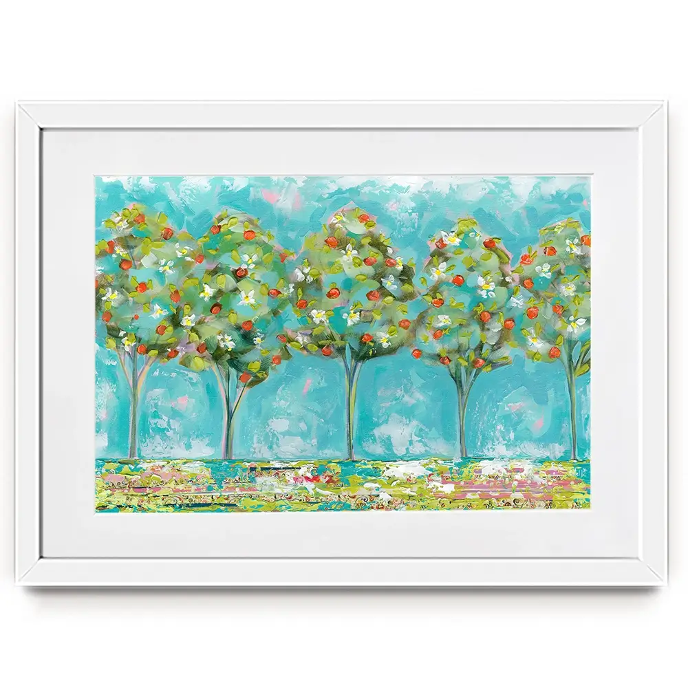 Fresh And Fruity Framed Art Print Fresh And Fruity Framed Art Print wall art product Estelle Grengs - Independent