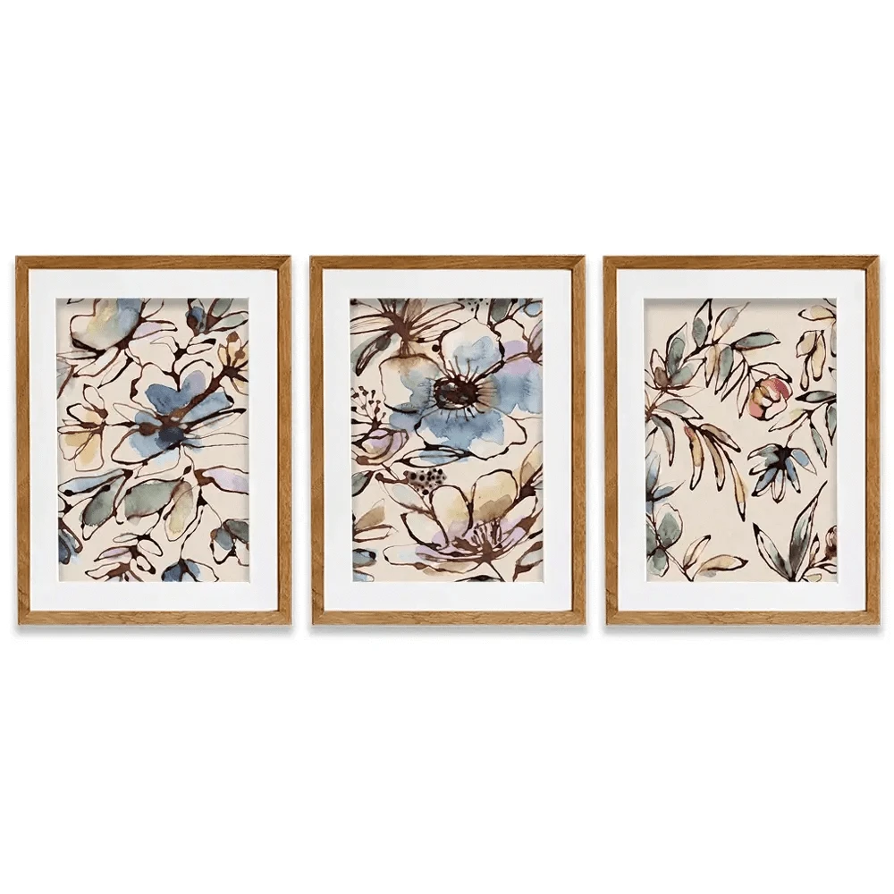 Fresh Cut Framed Art Print Trio Fresh Cut Framed Art Print Trio wall art product Lisa Nohren - Independent