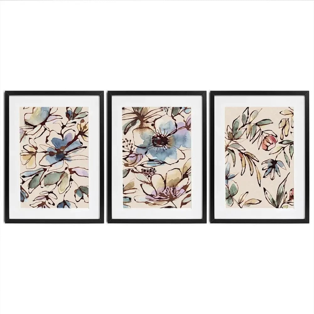 Fresh Cut Framed Art Print Trio Fresh Cut Framed Art Print Trio wall art product Lisa Nohren - Independent