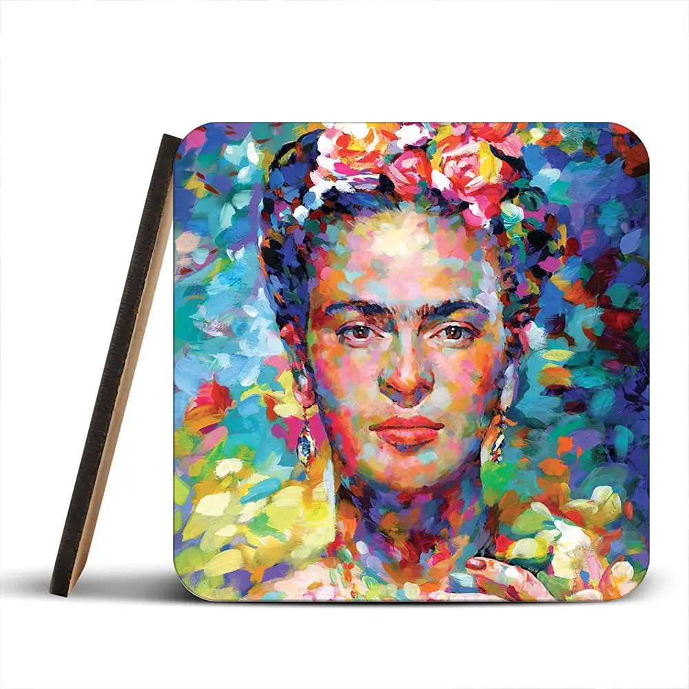Frida Coaster Set Frida Coaster Set wall art product Leon Devenice