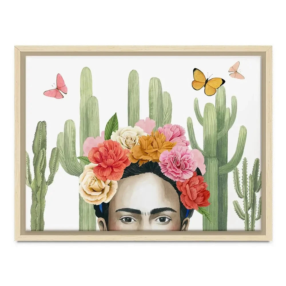 Frida In Nature Canvas Print Frida In Nature Canvas Print wall art product Grace Popp