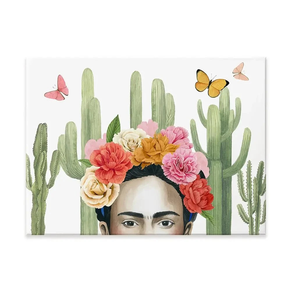 Frida In Nature Canvas Print Frida In Nature Canvas Print wall art product Grace Popp
