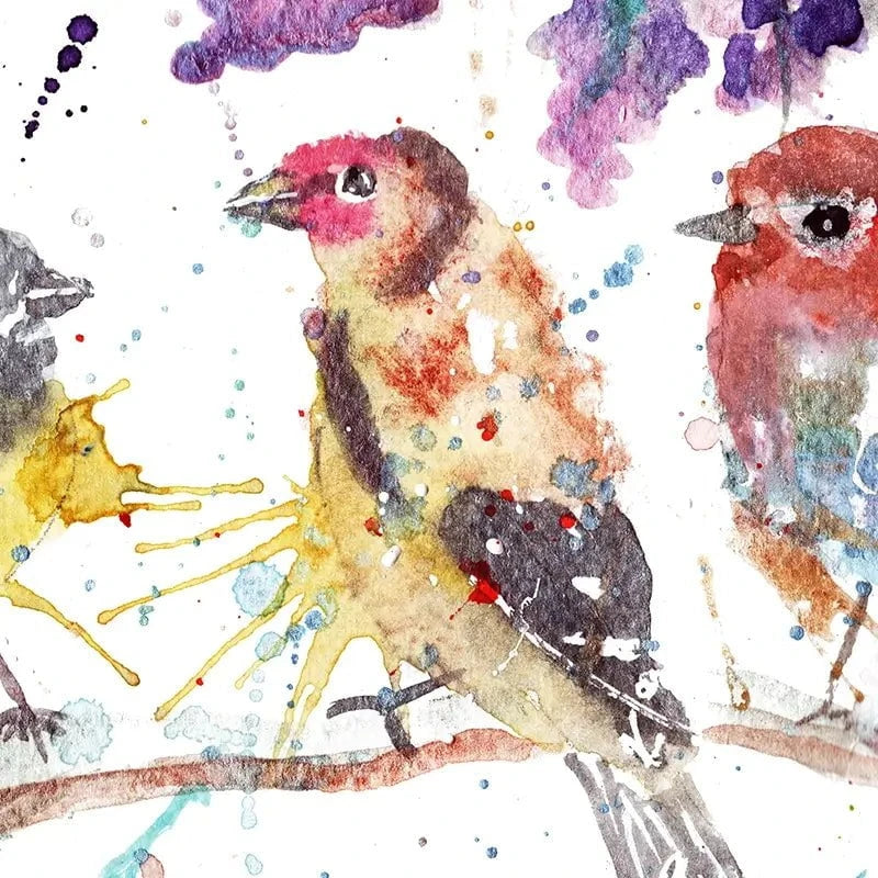 Friendly Birds Framed Art Print Friendly Birds Framed Art Print wall art product Jamie Taylor