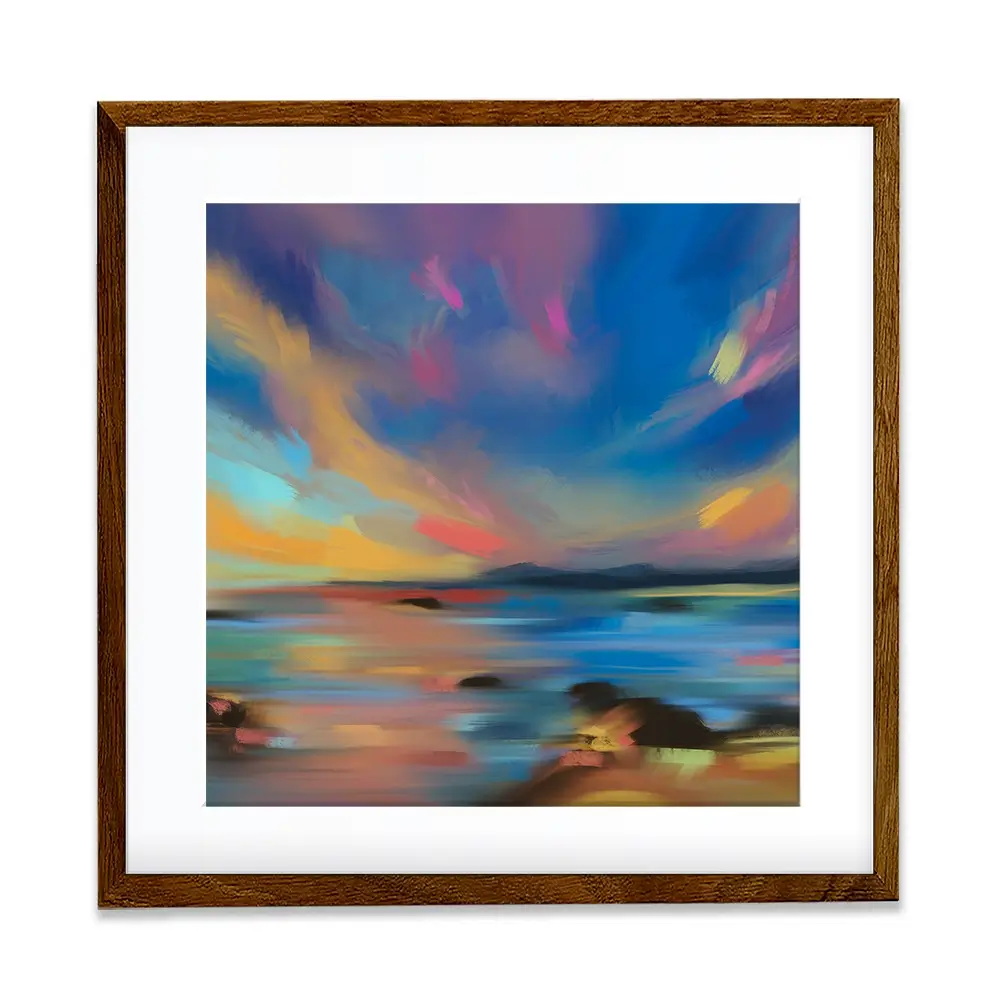From Dusk Till Dawn Square Framed Art Print From Dusk Till Dawn Square Framed Art Print wall art product Anna Selina / Shutterstock