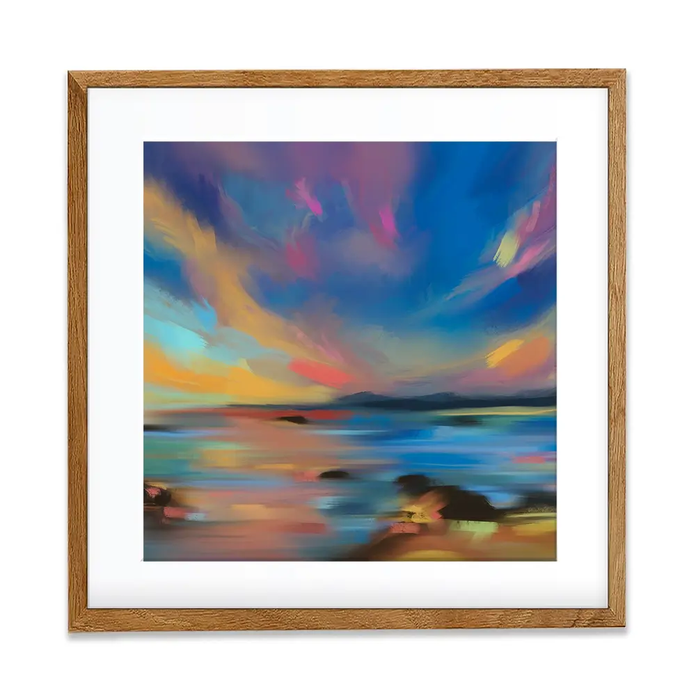 From Dusk Till Dawn Square Framed Art Print From Dusk Till Dawn Square Framed Art Print wall art product Anna Selina / Shutterstock