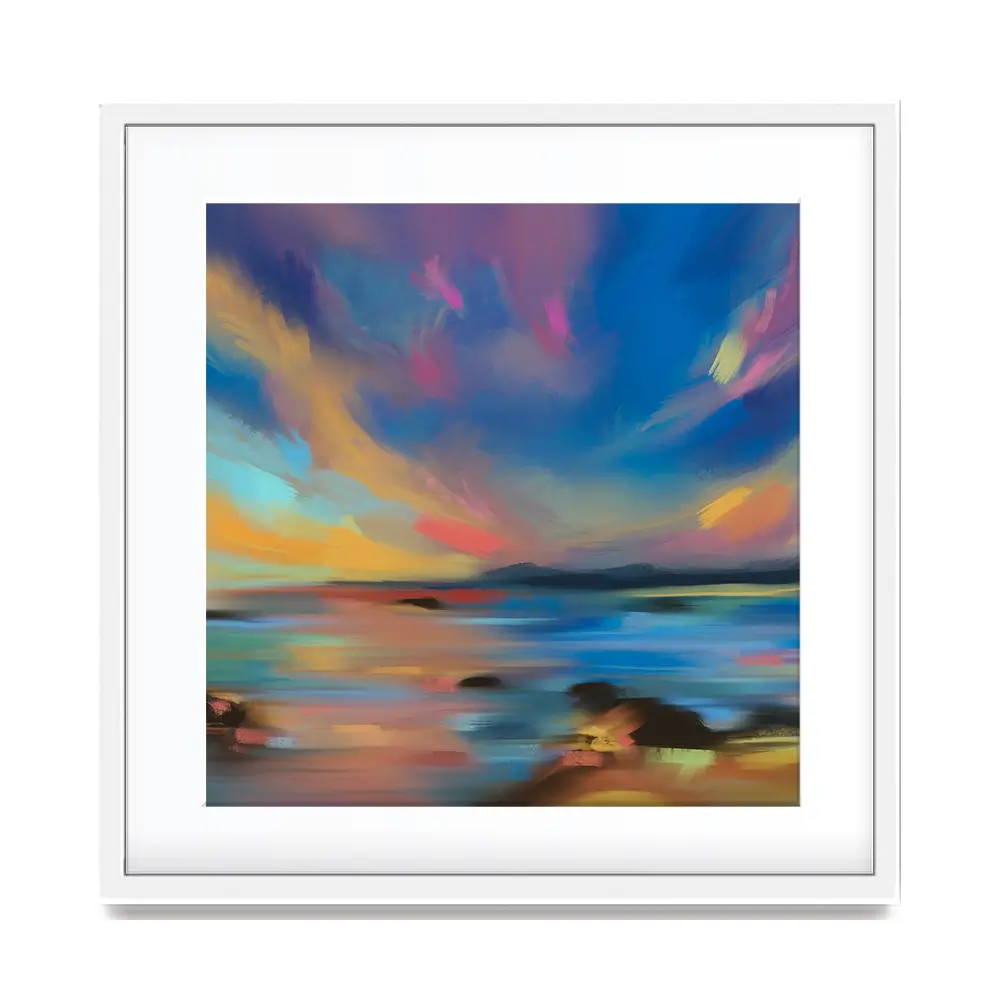 From Dusk Till Dawn Square Framed Art Print From Dusk Till Dawn Square Framed Art Print wall art product Anna Selina / Shutterstock