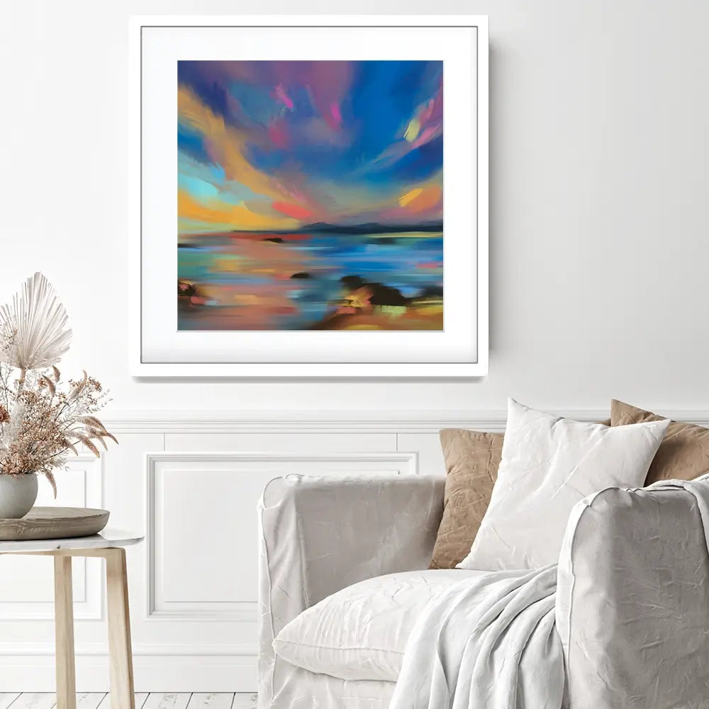 From Dusk Till Dawn Square Framed Art Print From Dusk Till Dawn Square Framed Art Print wall art product Anna Selina / Shutterstock